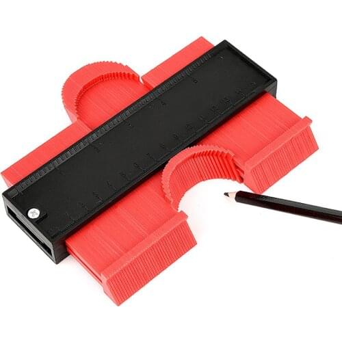 14/25 Cm Irregular Contours Gauge Arc Ruler Plastic Gauge Contour Profile Scale Template Curvature Scale Tiling Laminate