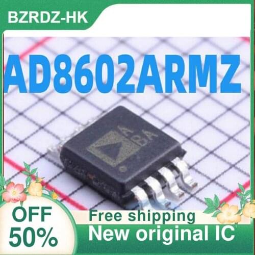 2-10PCS/lot AD8602ARM AD8602ARMZ AD8602 ABA MSOP8 New original IC
