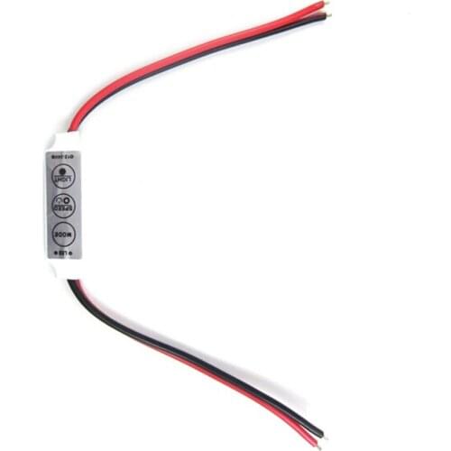 5pcs Mini 3 Keys For Single Color LED Brightness Dimmer Controller Switch For 3528 5050 5630 5730 3014 LED Strip Light 12V