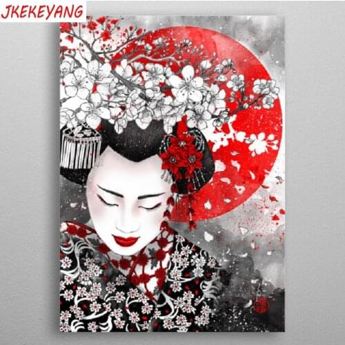5D DIY square/round Diamond painting Japanese beauty Cross Stitch Diamond Embroidery Pattern Rhinestone J2462