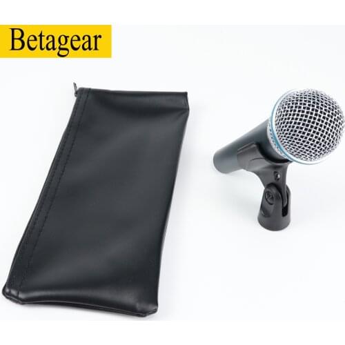 Betagear BT58A Mic Karaoke System Dynamic Super Cardioid Microphone Vocal Wired Microfone Microfono Mike Mic for stage
