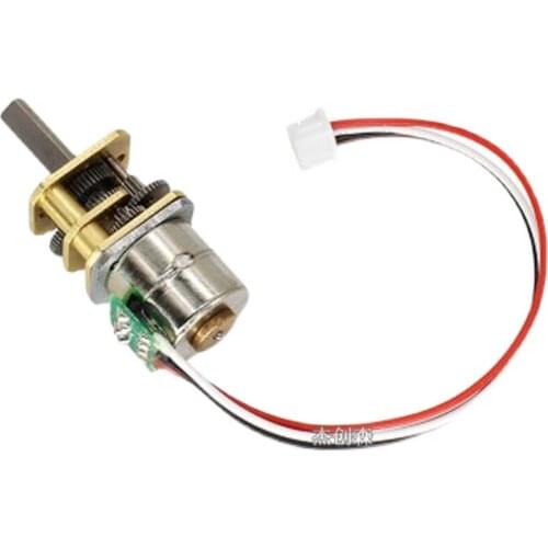 DC 5V GA12BY5 Micro DC Stepping Motor Metal Gear 2-Phase-4-Wire Large Torque Low Speed