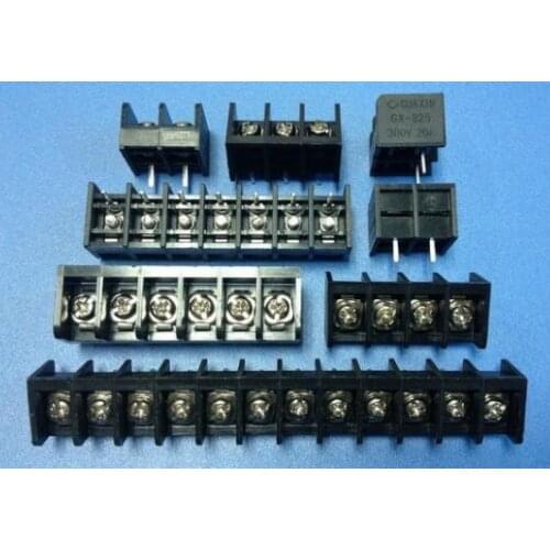 HB8.25 PCB barrier terminal block 8.25mm connector electric strip terminal wire connector HB825 2P 3P 4P 5P 6P 7P 8P