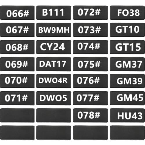 LiShi 2 in 1 B111 BW9MH CY24 DAT17 DWO4R DWO5 FO38 GT10 GT15 GM37 GM39 GM45 HU43 Locksmith Tools For All Types