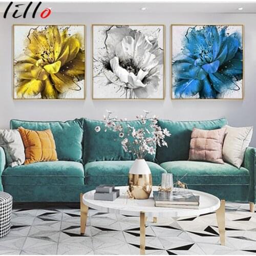 Fashion poster rose flower sexy girl nordic style wall art print on canvas modern painting living room decor picture