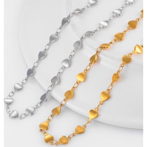 The New Stainless Steel Love Necklace Is Cute And Suitable For Ladies. High Quality Jewelry