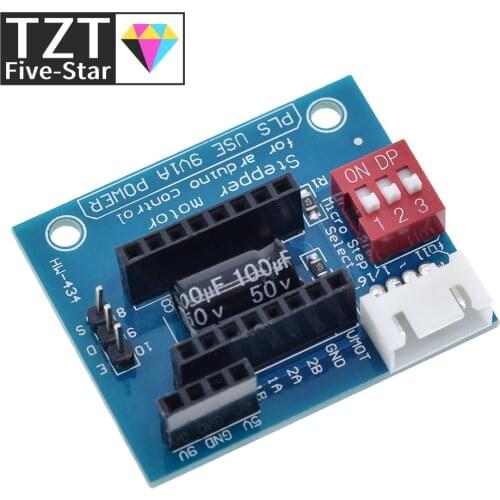 TZT 3D Printer Stepper Motor Driver Control Extension Shield Board For A4988 DRV8825