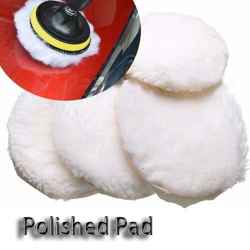 1Pc Wool Polishing Pad For Polisher Machine Waxing Polishing Buffing Car Paint Care Polisher Pads For Car Polisher 4/5/6/7Inch