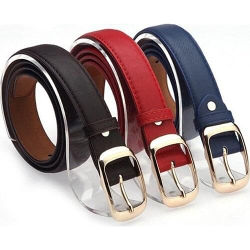 Fashion Female Women Belt Hot Ladies Faux Leather Metal Buckle Straps Girls Summer Dress Accessories and Belt Rivet hot sale