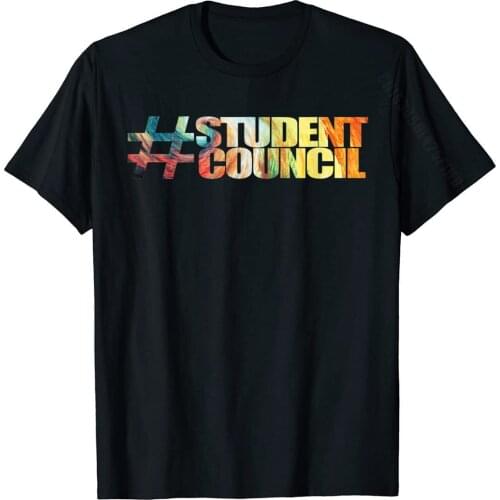 Student Council Shirt Cool Student Shirt Cotton Street T Shirt Company Men Top T-Shirts Normal