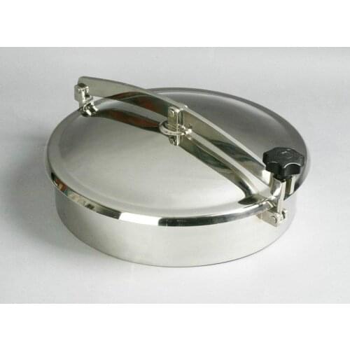 Sanitary 250mm Round Tank Non-Pressure Manhole Cover Stainless Steel SILICON/EPDM