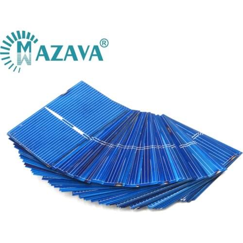50 pcs Solar Cells DIY Charger Polycrystalline Battery Charge 5V 6V 9V 12V C60 5/6 inch Mono Poly Solar Panels Education Study