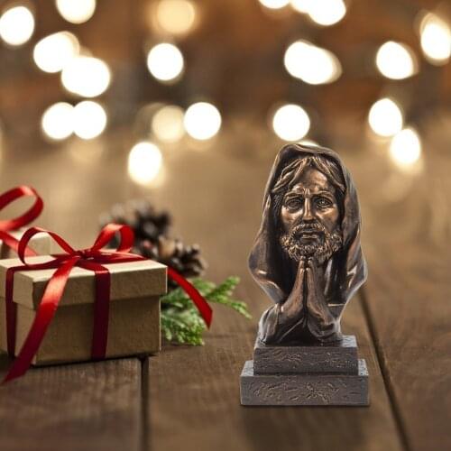 Resin Statue Home Decor Jesus Christ Decoration Figurine Sculpture Room Decoration Modern Art Character Model Ornaments