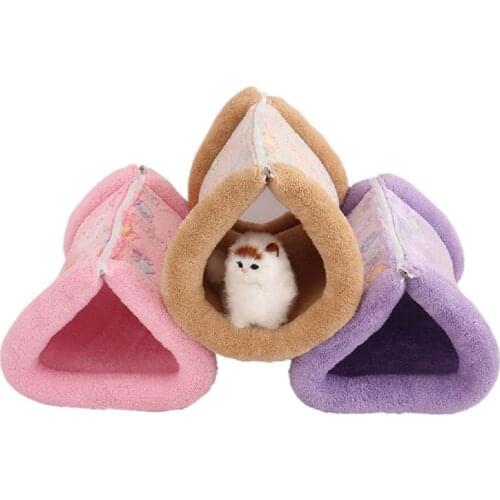 Cross-border dog kennel cat kennel pet supplies autumn and winter warm pet kennel dog mat dual-purpose cat aisle
