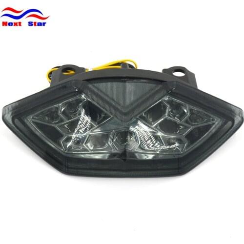 Motorcycle Black ABS Rear Tail Light Assembly Taillight For KAWASAKI Z1000 Z1000SX 10-13 Ninja 1000 11-14 Versys 650 2010-2014