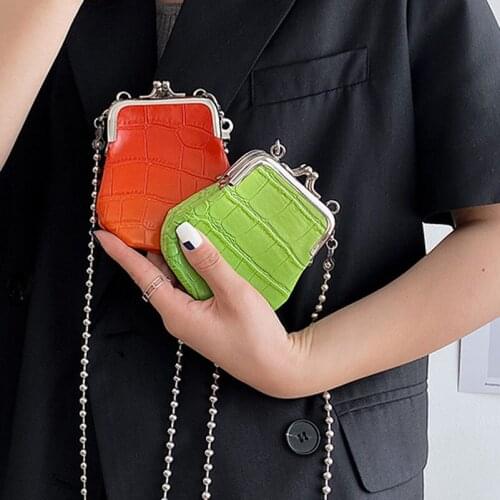 Crocodile Pattern Clip Women Shoulder Bag Fashion Alligator Crossbody Bags for Women 2021 Designer Small Pu Leather Womens Bag