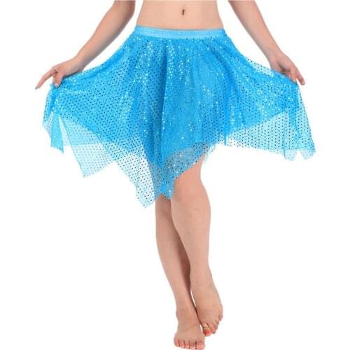 2016 Cheap Sexy Girls Chiffon Belly Dance Short Skirts Belly Dancing Costume Skirt on Sale