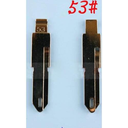 53# Replacement Flip Remote Key Blade Car Key blank For Peugeot 206 Remote Key