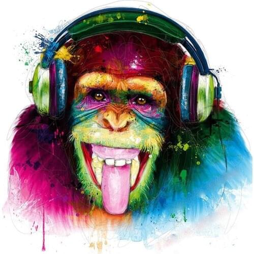 5D DIY Full Round/Square Diamond Painting Cartoon Monkey 3D Embroidery Cross Stitch Rhinestone Mosaic Home Decor Gift YC1080