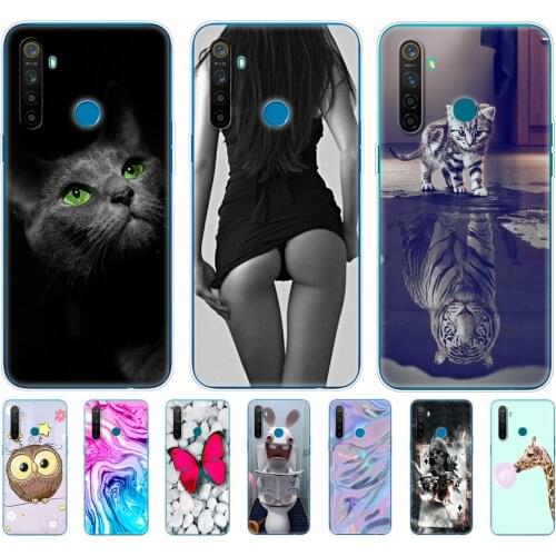 For Realme 5 Case RMX1927 Silicon Soft Phone Cover For OPPO Realme 5 Pro RMX1971 Realme5 5Pro TPU Back Coque full 360 Protective