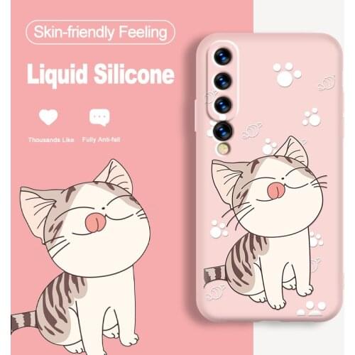 ASINA Cartoon Case For Xiaomi Redmi Note 8 9 Case Official Original Liquid Silicone Case For Xiaomi Mi10 11 9 Case Upgrade Capa