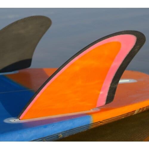 Surfboard Handmade Fiberglass Twin Keel Fins Short Retro Fish Board Fins For Surfing