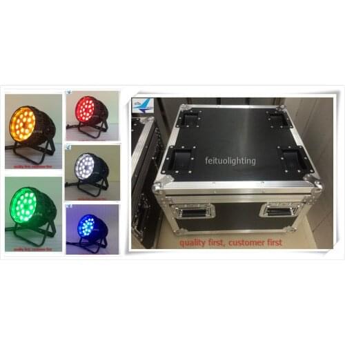 E-8pcs+case Led zoom par 18x15w outdoor IP65 RGBWA par led zoom studio stage show christmas light