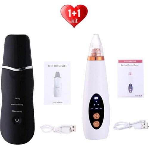 Electric Blackhead Acne Removal Vacuum Suction Facial Beauty Skin Care Tool Ultrasonic Horny Pore Cleansing Facial Massager