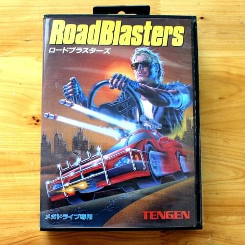 Road Blusters 16 Bit MD Game Card with Retail Box for Sega MegaDrive & Genesis Video Game console system