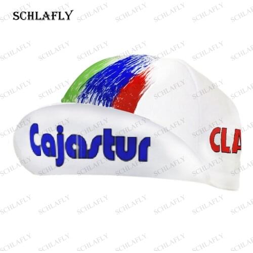 Clas Cajastu Cycling cap Champions Retro Classical white Caps Headwear Classical Quick-Drying Polyester Cycling Hat schlafly