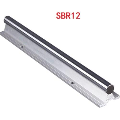 SBR12 12mm linear rail L600mm length 600mm 1pc SBR12-L-600mm guide cnc router 3D print part Shaft