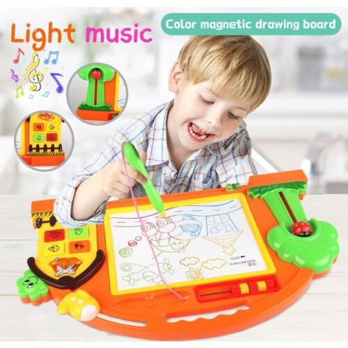 Magic Slate Color Small Format with Stamps, Toy for Girl and Boy 18 Months, Mini Games for Babies and Children 2 and 3 Years