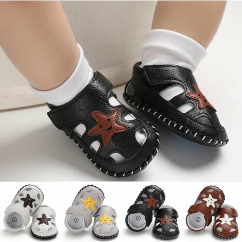 Newborn Baby Kids Boys Shoes Cute Cartoon First Walkers Prewalker Sneakers Shoes