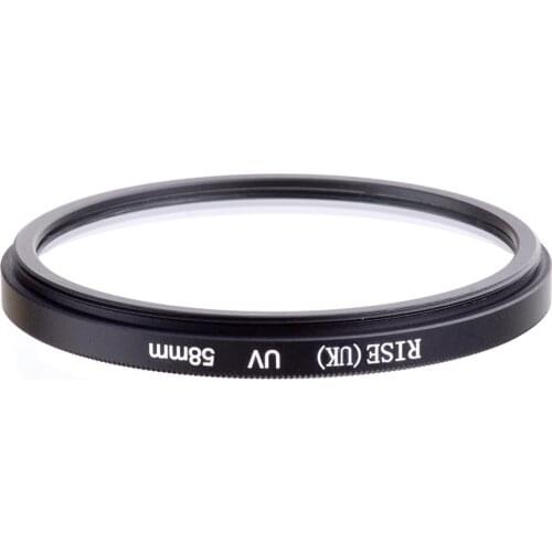 Wholesale 10 pcs RISE(UK) 58MM UV Ultra-Violet Filter Lens Protector for DLSR camera 58mm lens