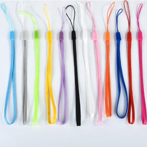 Hand Wrist Lanyard String Short Nylon Mobile Phone Strap for Camera USB Flash Drive Keychain ID Badge Holder DIY Hang Rope