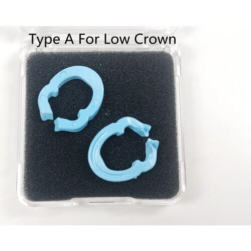 Dental Resin Rubber Dam Clamps Type A Low Crown 134°C
