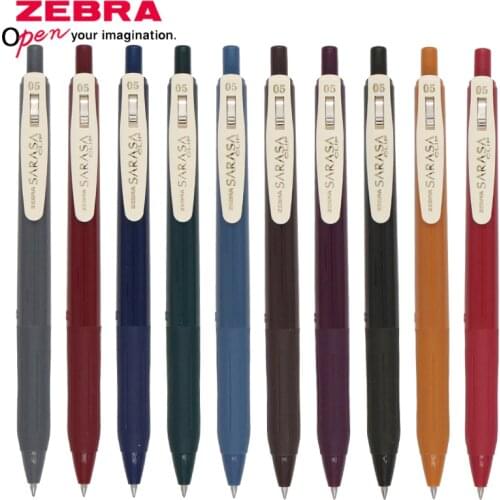 1PCS Japan ZEBRA SARASA gel pen JJ15 retro color 0.5mm limited edition pen speed dry anti-fatigue non-leakage ink signature pen