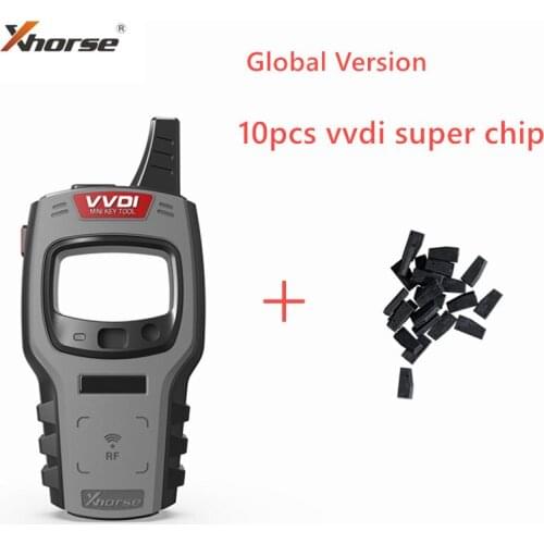 Xhorse Global Version VVDI Mini Key Tool Remote Key Programmer +10 VVDI super chip With Free 96bit 48-Clone Function