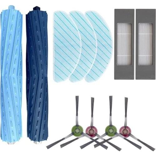Main Roller Brush Filters Side Brushes Replace For Ecovacs Deebot Ozmo T9 AIVI T9 PRO T9 MAX T9 Robot Vacuum Cleaner