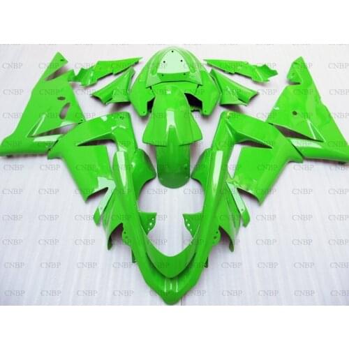 ZX10r 2004 - 2005 Plastic Fairings for Kawasaki ZX10r 2005 Abs Fairing ZX-10r 2005 Green Bodywork
