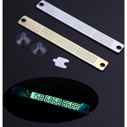 60% Dropshipping!!Car stop sign luminous notification durable car phone number temporary stop sign