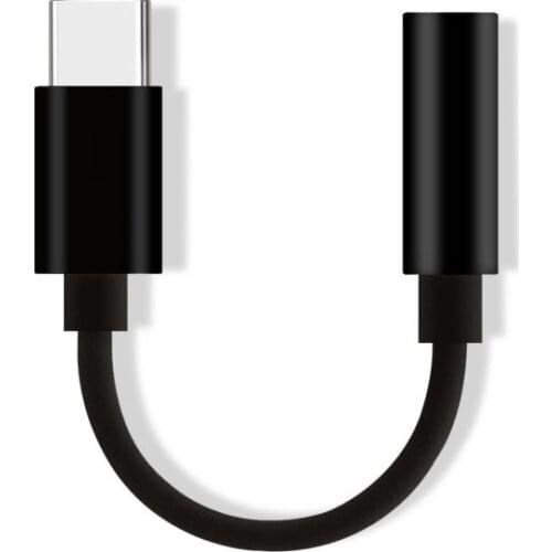 USB Type C Adapter to 3.5mm Earphone Jack Aux Audio Headphone Converter for Xiaomi Mi 6 8 9 se Mix 3 2s Note 3 black shark A2 6X