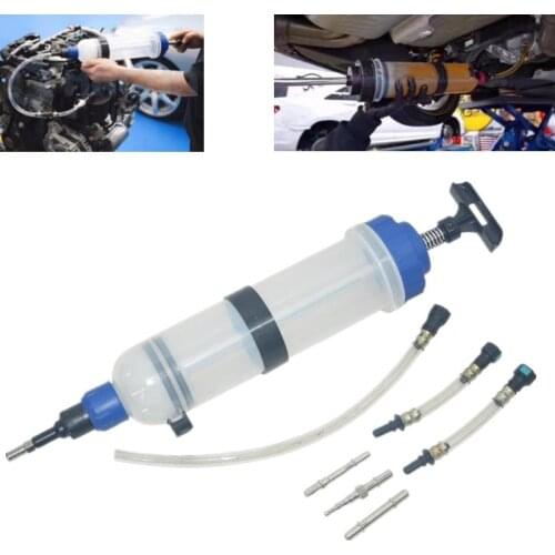 1500cc AUTOMOTIVE FLUID FILLER & EXTRACTOR SYRINGE FUEL OIL BRAKE FLUID