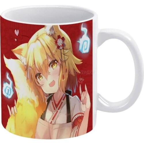 The Helpful Fox Senko-san-Senko White Mug To Friends and Family Creative Gift 11 Oz Mug Coffee Ceramic Mug Senko Helpful Fox Gir