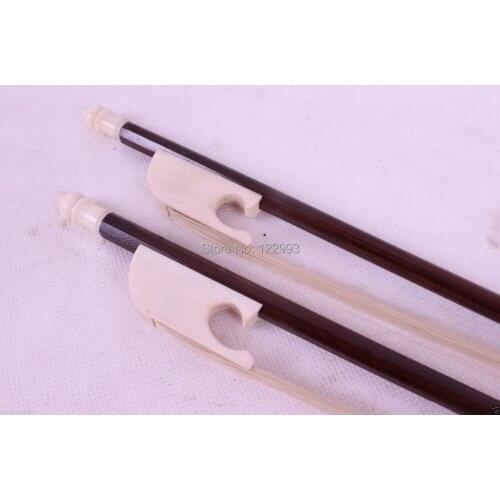 Free shipping High Quality 2pcs 4/4 Violin Bow Baroque bone F rog Straight
