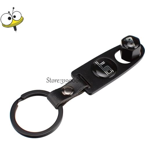GT Logo Stainless Metal Wheel Tire Valve Stems Caps Wrench Keychain For BMW Mercedes Volvo Cadillac Corvette Nissan Mitsubishi