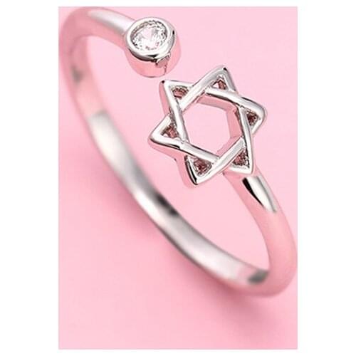 Fashion Female Star David Finger Rings For Women Lover Wedding Jewelry Party Trendy Statement Rings Wholesale