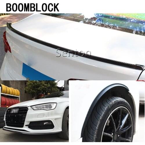 Wheel Eyebrow/Front Bumper/Spoilers Carbon Protect Stickers For Renault Megane 3 Duster Captur Clio Chevrolet Cruze Aveo Lacetti