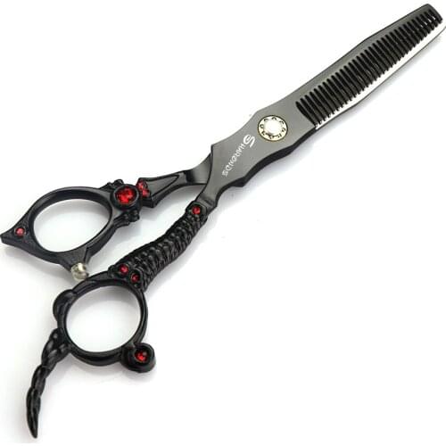 New Chunker scissors 6 inch hairdressing products Barber Shop hair scissors set pair of scissors barber accessories haircuts