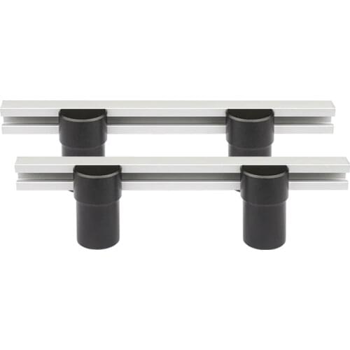 Dog Hole Baffle Worktable Woodworking Tools Auxiliary Positioning Fixture Worktable Aluminum Alloy DIY Planer Baffle